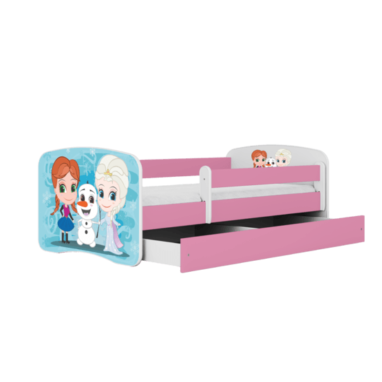 Barnsäng - Babydreams Rosa - Frozen 140x70 Cm