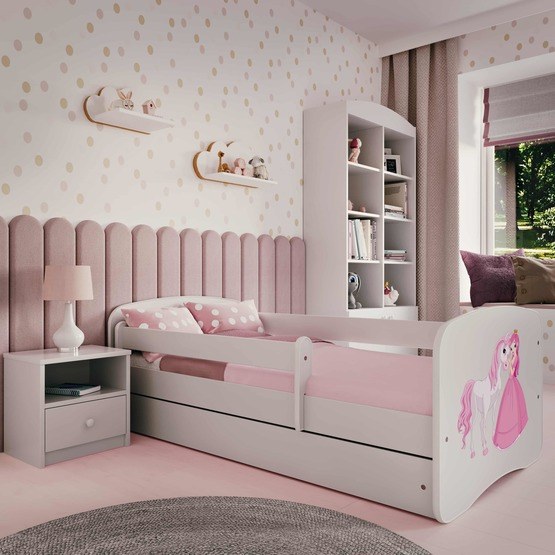 Barnsäng - Babydreams Vit - Princess And Horse