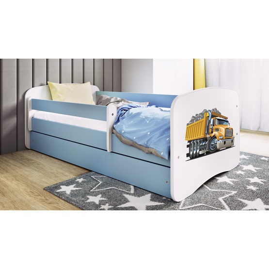 Kocot Kids Barnsäng – Babydreams Blå – Truck Med Madrass 180×80 Cm