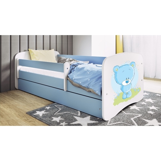 Kocot Kids Barnsäng – Babydreams Blå – Blå – Bear 140×70 Cm