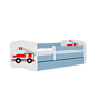 Barnsäng - Babydreams Blå - Fire Truck