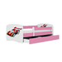 Barnsäng - Babydreams Rosa - Racing Car