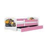 Barnsäng - Babydreams Rosa - Truck