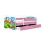 Barnsäng - Babydreams Rosa - Safari