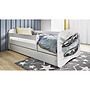 Barnsäng - Babydreams Vit - Sportbil 140x70 Cm