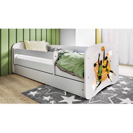 Barnsäng - Babydreams Vit - Basketboll 140x70 Cm