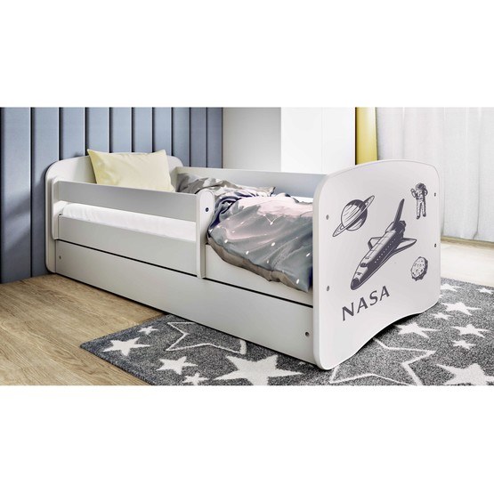Barnsäng - Babydreams Vit - Nasa 140x70 Cm