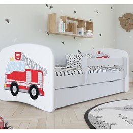 Barnsäng - Babydreams Vit - Fire Truck