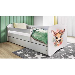 Barnsäng - Babydreams Vit - Bambi 160x80 Cm