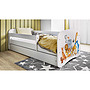 Barnsäng - Babydreams Vit - Djur 160x80 Cm
