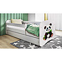 Barnsäng - Babydreams Vit - Panda 2 180x80 Cm