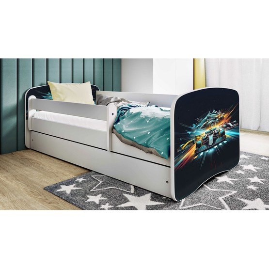 Barnsäng - Babydreams Vit - Race 180x80 Cm
