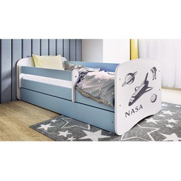 Barnsäng - Babydreams Blå - Nasa 140x70 Cm