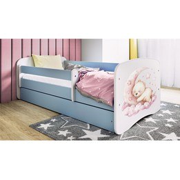 Barnsäng - Babydreams Blå - Drömm 140x70 Cm