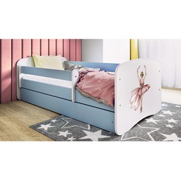 Barnsäng - Babydreams Blå - Dansare 140x70 Cm