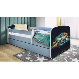 Barnsäng - Babydreams Blå - Race 140x70 Cm