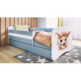 Barnsäng - Babydreams Blå - Bambi 160x80 Cm