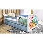 Barnsäng - Babydreams Blå - Små Dinosaurier 180x80 Cm