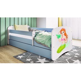 Barnsäng - Babydreams Blå - Sjöjungfru 180x80 Cm