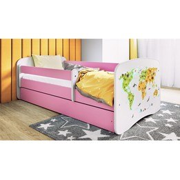 Barnsäng - Babydreams Rosa - Karta 140x70 Cm