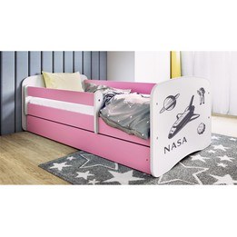 Barnsäng - Babydreams Rosa - Nasa 140x70 Cm