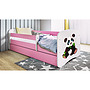 Barnsäng - Babydreams Rosa - Panda 2 140x70 Cm