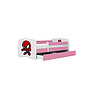 Barnsäng - Babydreams Rosa - Spindelmannen 140x70 Cm