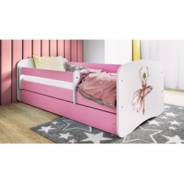 Barnsäng - Babydreams Rosa - Dansare 140x70 Cm