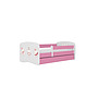 Barnsäng - Babydreams Rosa - Kaniner 160x80 Cm