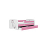 Barnsäng - Babydreams Rosa - Katt 160x80 Cm