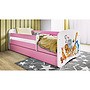 Barnsäng - Babydreams Rosa - Djur 180x80 Cm