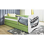 Barnsäng - Babydreams Grön - Sportbil 160x80 Cm