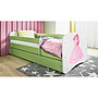 Barnsäng - Babydreams Grön - Prinsessa 160x80 Cm