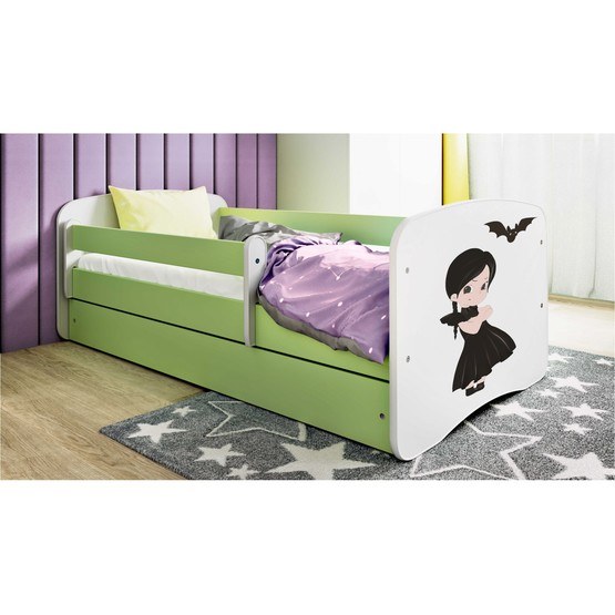 Barnsäng - Babydreams Grön - Onsdag 160x80 Cm