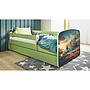 Barnsäng - Babydreams Grön - Skepp 180x80 Cm