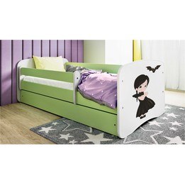 Barnsäng - Babydreams Grön - Onsdag 180x80 Cm