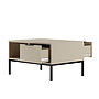 Austin - Tv Bord 100 - Cashmere Och Svart