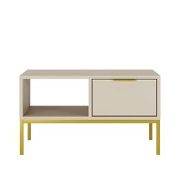 Austin - Tv Bord 80 - Cashmere Och Guld