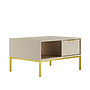 Austin - Tv Bord 80 - Cashmere Och Guld