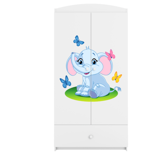 Kocot Kids Garderob Babydreams Vit - Elephant