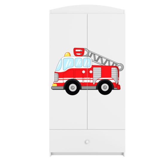 Kocot Kids Garderob Babydreams Vit - Fire Truck