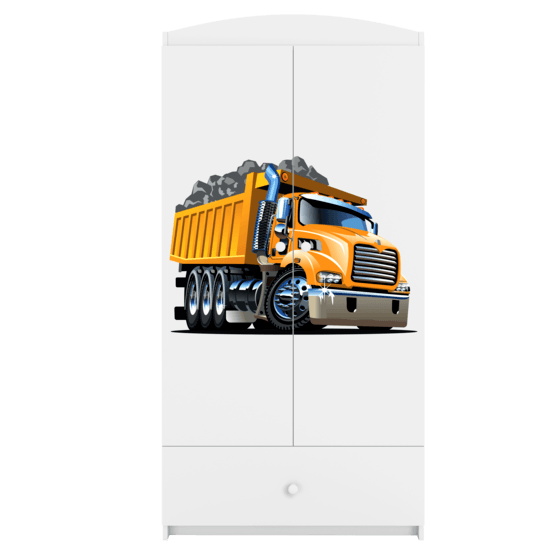 Kocot Kids Garderob Babydreams Vit - Truck