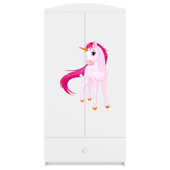 Kocot Kids Garderob Babydreams Vit - Unicorn