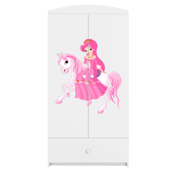 Kocot Kids Garderob Babydreams Vit - Princess On Horse
