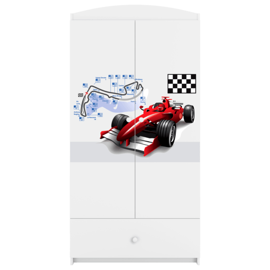 Kocot Kids Garderob Babydreams Vit - Formula One
