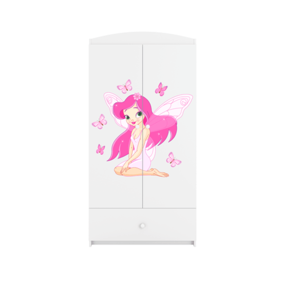 Kocot Kids Garderob Babydreams Vit - Fairy With Butterflies