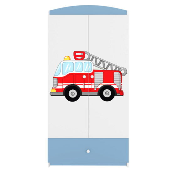 Kocot Kids Garderob Babydreams Blå - Fire Truck