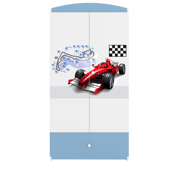 Kocot Kids Garderob Babydreams Blå - Formula One