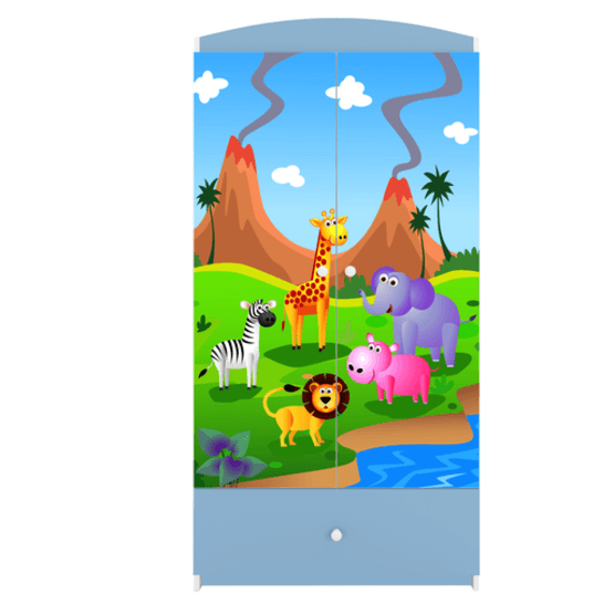 Kocot Kids Garderob Babydreams Blå - Safari