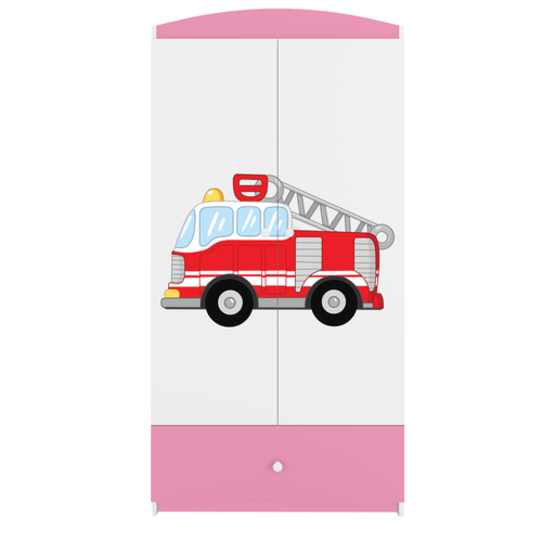 Kocot Kids Garderob Babydreams Rosa - Fire Truck